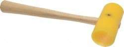 Garland - 3/8 Lb Head Plastic Mallet - 9-3/4" OAL, 10" Long Wood Handle - USA Tool & Supply