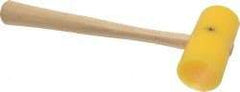 Garland - 3/8 Lb Head Plastic Mallet - 9-3/4" OAL, 10" Long Wood Handle - USA Tool & Supply