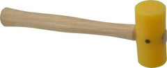 Garland - 1/2 Lb Head Plastic Mallet - 10-1/2" OAL, 12" Long Wood Handle - USA Tool & Supply