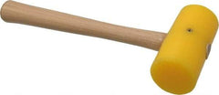 Garland - 7/8 Lb Head Plastic Mallet - 11-1/2" OAL, 12" Long Wood Handle - USA Tool & Supply