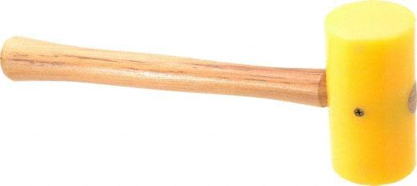 Garland - 1-1/4 Lb Head Plastic Mallet - 14" OAL, 14" Long Wood Handle - USA Tool & Supply