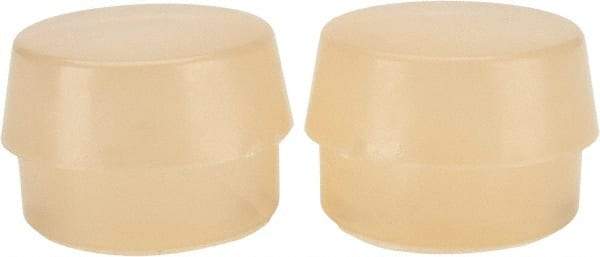 Garland - 1-3/4" Face Diam, Grade Soft, Natural Soft Face Hammer Tip - Urethane - USA Tool & Supply