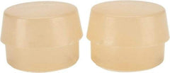 Garland - 1-3/4" Face Diam, Grade Soft, Natural Soft Face Hammer Tip - Urethane - USA Tool & Supply