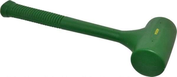 Garland - 48 oz Head 2-3/8" Face Diam Polyurethane Dead Blow Hammer - 14-1/2" OAL, Polyurethane Handle - USA Tool & Supply