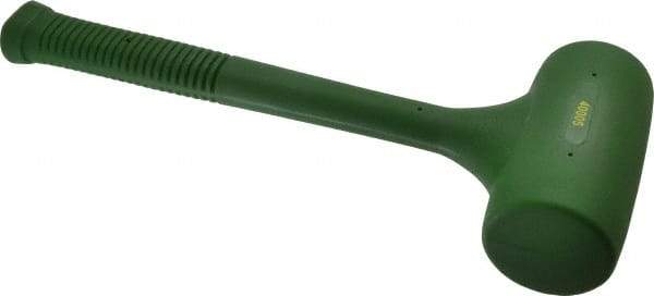 Garland - 58 oz Head 2-1/2" Face Diam Polyurethane Dead Blow Hammer - 15-1/2" OAL, Polyurethane Handle - USA Tool & Supply