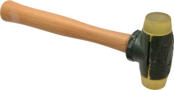 Garland - 1-1/2 Lb Head 1-1/4" Face Urethane Split Head Hammer - Wood Handle - USA Tool & Supply