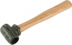 Garland - 1-1/2 Lb Head 1-1/4" Face Malleable Iron Split Head Hammer without Faces - Wood Handle - USA Tool & Supply