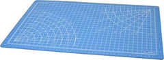 Excel - 18 x 12" Self Healing Cutting Mat - Blue, 3/32" Thick - USA Tool & Supply