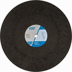 Norton - 20" Zirconia Alumina Cutoff Wheel - 3/16" Thick, 1" Arbor, 2,710 Max RPM, Use with Stationary Grinders - USA Tool & Supply