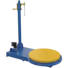 Vestil - 54 Inch Diameter, 8 to 12 Pallets per Hour, Semi Automatic, Medium Duty Stretch and Pallet Wrap Machine - 5,000 Lbs. Capacity, 3 to 12 RPM, 11 Inch High, 10 and 20 Inch Film Height - USA Tool & Supply