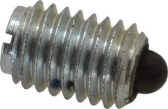 Gibraltar - 1/2-13, 3/4" Thread Length, 0.151" Plunger Projection, Steel Threaded Spring Plunger - 1/4" Max Plunger Diam, 0.75" Plunger Length, 5 Lb Init End Force, 28.5 Lb Final End Force - USA Tool & Supply