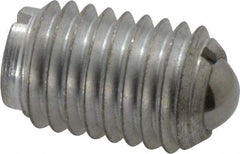 Gibraltar - 5/8-11, 0.375" Ball Diam, 63/64" Body Length, 0.096" Max Ball Reach, Threaded Ball Plunger - Steel Body, Steel Ball, 4.5 Lb Initial End Force, 9 Lb Final End Force - USA Tool & Supply