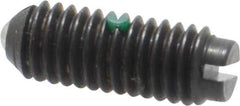 Gibraltar - 10-32, 0.093" Ball Diam, 33/64" Body Length, 0.025" Max Ball Reach, Threaded Ball Plunger - Steel Body, Steel Ball, 1.5 Lb Initial End Force, 3 Lb Final End Force, Locking Element - USA Tool & Supply