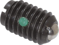 Gibraltar - 1/2-13, 0.281" Ball Diam, 3/4" Body Length, 0.072" Max Ball Reach, Threaded Ball Plunger - Steel Body, Steel Ball, 6 Lb Initial End Force, 12 Lb Final End Force, Locking Element - USA Tool & Supply