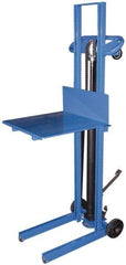Vestil - 500 Lb Capacity Portable Steel Light Load Lift Table - 3-1/4" Lift Height, 20" Platform Length x 20" Platform Width - USA Tool & Supply