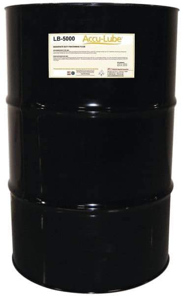 Accu-Lube - Accu-Lube LB-5000, 55 Gal Drum Cutting & Sawing Fluid - Natural Ingredients, For Machining - USA Tool & Supply