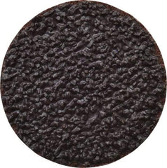 Tru-Maxx - 1-1/2" Disc Diam, 24 Grit, Aluminum Oxide Quick Change Disc - Type R Attaching System, Coated, Brown, Very Coarse Grade, 30,000 RPM - USA Tool & Supply