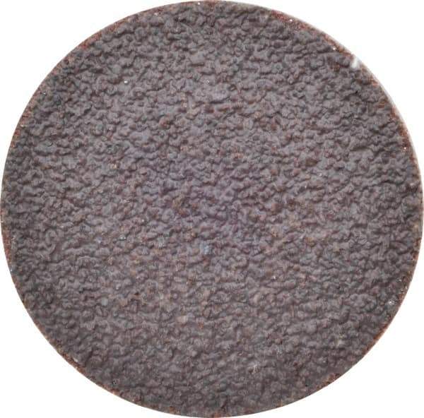 Tru-Maxx - 2" Disc Diam, 36 Grit, Aluminum Oxide Quick Change Disc - Type R Attaching System, Coated, Brown, Very Coarse Grade, 30,000 RPM - USA Tool & Supply