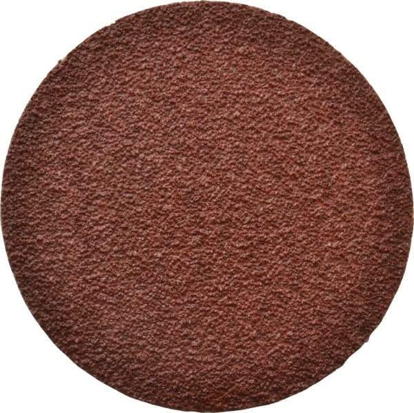 Tru-Maxx - 3" Disc Diam, 40 Grit, Aluminum Oxide Quick Change Disc - Type R Attaching System, Coated, Brown, Coarse Grade, 20,000 RPM - USA Tool & Supply