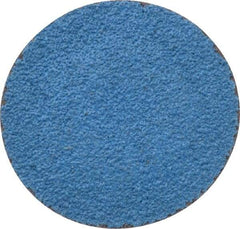 Tru-Maxx - 2" Disc Diam, 50 Grit, Zirconia Alumina Quick Change Disc - Type R Attaching System, Coated, Blue, Coarse Grade, 20,000 RPM - USA Tool & Supply