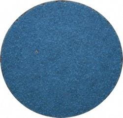 Tru-Maxx - 2" Disc Diam, 60 Grit, Zirconia Alumina Quick Change Disc - Type R Attaching System, Coated, Blue, Medium Grade, 20,000 RPM - USA Tool & Supply