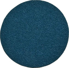 Tru-Maxx - 3" Disc Diam, 50 Grit, Zirconia Alumina Quick Change Disc - Type R Attaching System, Coated, Blue, Coarse Grade, 20,000 RPM - USA Tool & Supply
