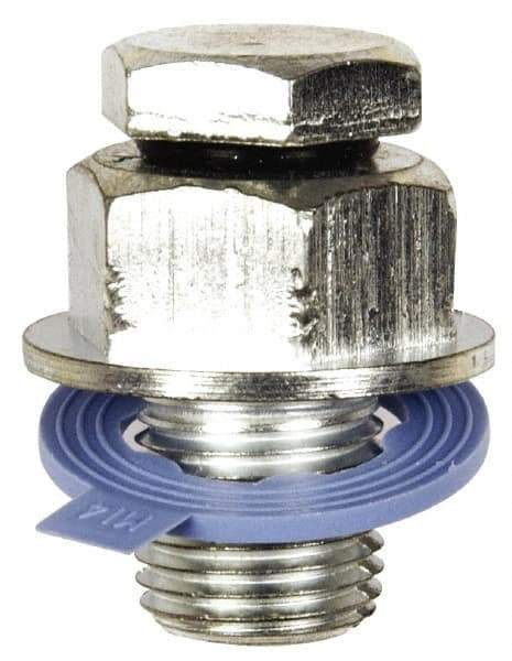 Dorman - Single Oversized Piggybacked Oil Drain Plug with Gasket - 1/2-20" Thread - USA Tool & Supply