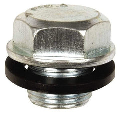 Dorman - Standard Oil Drain Plug with Gasket - M16.4x1.33 Thread, O-Ring Gasket - USA Tool & Supply