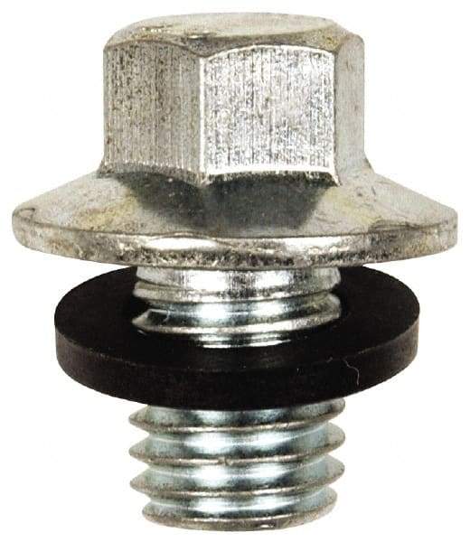 Dorman - Standard Oil Drain Plug with Gasket - M12x1.75 Thread - USA Tool & Supply