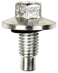 Dorman - Pilot Point Oil Drain Plug with Gasket - M12x1.75 Thread, Inset Gasket - USA Tool & Supply