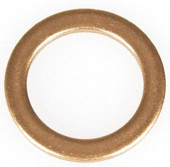 Dorman - 1/2 SAE, 1/2" ID x 3/4" OD Oil Drain Plug Gasket - 3/32" Thick, Copper - USA Tool & Supply