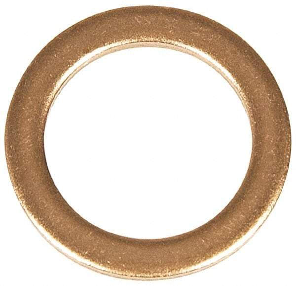 Dorman - 5/8 SO, 11/16 SAE, 11/16" ID x 1-1/16" OD Oil Drain Plug Gasket - 3/32" Thick, Copper - USA Tool & Supply