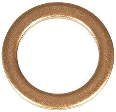 Dorman - 5/8 SO, 11/16 SAE, 11/16" ID x 1-1/16" OD Oil Drain Plug Gasket - 3/32" Thick, Copper - USA Tool & Supply