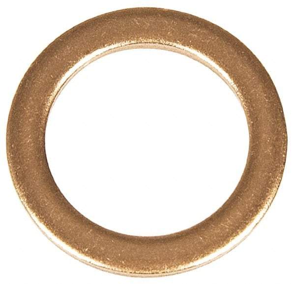 Dorman - 11/16 SO, 3/4 SAE, 3/4" ID x 1-1/16" OD Oil Drain Plug Gasket - 3/32" Thick, Copper - USA Tool & Supply