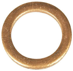 Dorman - 1/2 DO, 1/2 TO, 9/16 SAE, 9/16" ID x 13/16" OD Oil Drain Plug Gasket - 3/32" Thick, Copper - USA Tool & Supply