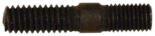 Dorman - 5/16-24 Long Thread, 5/16-18 Short Thread, 1-1/2" OAL Unequal Double Threaded Stud - Steel, Zinc-Plated Finish, 3/4" Long Thread Length, 1/2" Short Thread Length - USA Tool & Supply