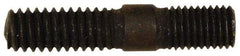 Dorman - 5/16-24 Long Thread, 5/16-18 Short Thread, 1-1/2" OAL Unequal Double Threaded Stud - Steel, Zinc-Plated Finish, 3/4" Long Thread Length, 1/2" Short Thread Length - USA Tool & Supply