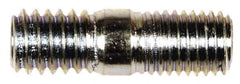 Dorman - 5/16-24 Long Thread, 5/16-18 Short Thread, 1" OAL Unequal Double Threaded Stud - Steel, Black Oxide Finish, 1/2" Long Thread Length, 3/8" Short Thread Length - USA Tool & Supply