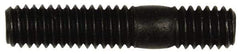 Dorman - 5/16-18 1-1/2" OAL Unequal Double Threaded Stud - Steel, Black Oxide Finish, 7/8" Long Thread Length, 7/16" Short Thread Length - USA Tool & Supply