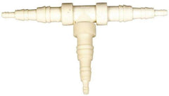 Dorman - Plastic Automotive Vacuum Tee - 1/8 x 3/8 x 3/8" Fitting - USA Tool & Supply