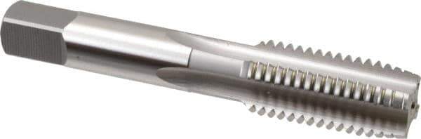 OSG - 3/4-10 UNC 4 Flute Bright Finish High Speed Steel Straight Flute Standard Hand Tap - Plug, Right Hand Thread, 4-1/4" OAL, 2" Thread Length, H2 Limit, Oversize - Exact Industrial Supply