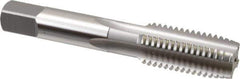 OSG - 3/4-10 UNC 4 Flute Bright Finish High Speed Steel Straight Flute Standard Hand Tap - Plug, Right Hand Thread, 4-1/4" OAL, 2" Thread Length, H2 Limit, Oversize - Exact Industrial Supply