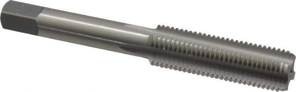 OSG - 7/16-20 UNF 4 Flute Bright Finish High Speed Steel Straight Flute Standard Hand Tap - Bottoming, Right Hand Thread, 3-5/32" OAL, 1-7/16" Thread Length, H3 Limit, Oversize - USA Tool & Supply