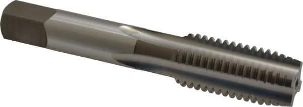 OSG - 3/4-10 UNC 4 Flute Bright Finish High Speed Steel Straight Flute Standard Hand Tap - Plug, Right Hand Thread, 4-1/4" OAL, 2" Thread Length, H3 Limit, Oversize - USA Tool & Supply