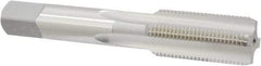 OSG - 3/4-16 UNF 3B 4 Flute Bright Finish High Speed Steel Straight Flute Standard Hand Tap - Bottoming, Right Hand Thread, 4-1/4" OAL, 2" Thread Length, H3 Limit, Oversize - Exact Industrial Supply
