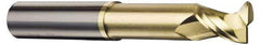 Accupro - 1", 2 Flute, Single End, Solid Carbide, 0.045" Corner Radius End Mill - 6" OAL, 45° Helix, Right Hand Flute, 1-1/4" LOC, Right Hand Cut, 3-5/8" Extended Reach - USA Tool & Supply