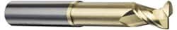 Accupro - 1" Diam 2 Flute Solid Carbide 0.03" Corner Radius End Mill - USA Tool & Supply