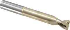 Accupro - 3/4", 2 Flute, Single End, Solid Carbide, 0.03" Corner Radius End Mill - 6" OAL, 45° Helix, Right Hand Flute, 1" LOC, Right Hand Cut, 3-7/8" Extended Reach - USA Tool & Supply