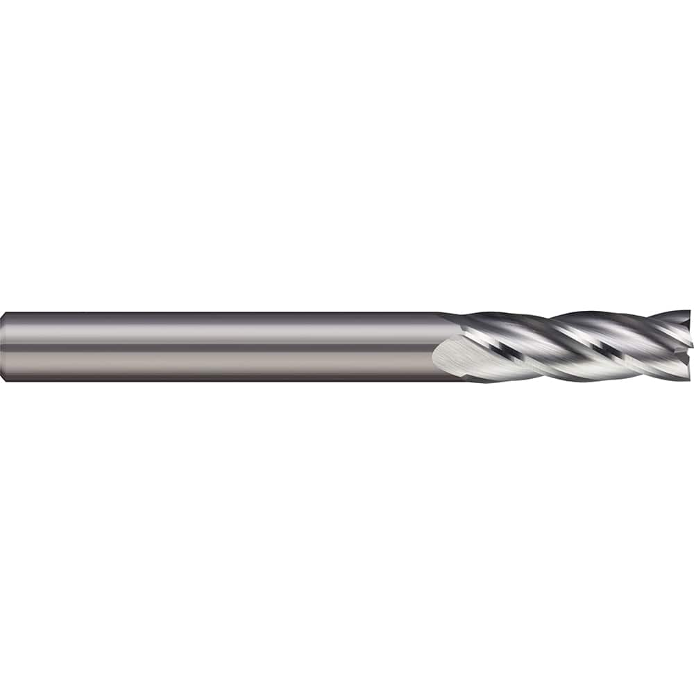 Micro 100 - Square End Mills; Mill Diameter (Inch): 1/8 ; Mill Diameter (Decimal Inch): 0.1250 ; Length of Cut (Inch): 1/4 ; Length of Cut (Decimal Inch): 0.2500 ; Material: Solid Carbide ; Finish/Coating: Uncoated - Exact Industrial Supply