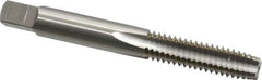 OSG - 5/16-18 UNC 2B 4 Flute Bright Finish High Speed Steel Straight Flute Standard Hand Tap - Plug, Right Hand Thread, 2-23/32" OAL, 1-1/8" Thread Length, H5 Limit, Oversize - Exact Industrial Supply